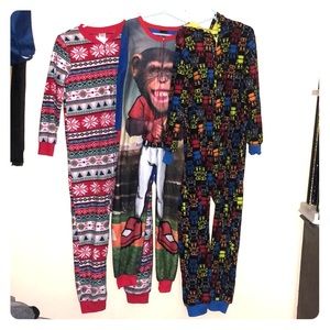 Little boys one piece pajamas